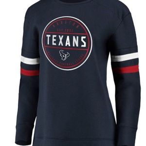 🆕 NFL Houston Texans Classic Retro Sweatshirt Lg